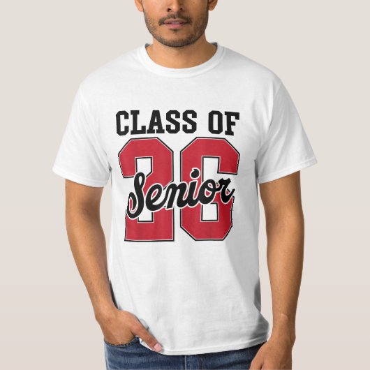Klasse van 2026 Senior 2026 Eerste schooldag 2026 T-shirt (Voorkant)