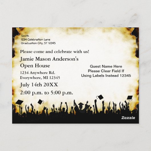 Klasse van 2026 Sheep Skin Senior Afstuderen Briefkaart (Achterkant)