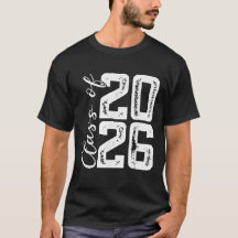 Klasse van 2026 Shirt Senior 2026 Afstuderen