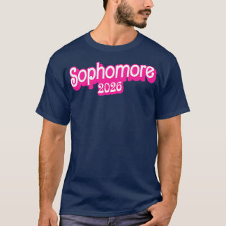 Klasse van 2026 Sophomore Gifts Funny Sophomore 20 T-shirt
