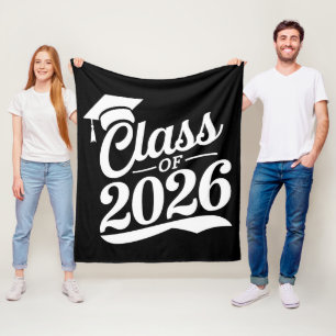 Klasse van 2026 Trots Afstuderen Afstuderen Fleece Deken