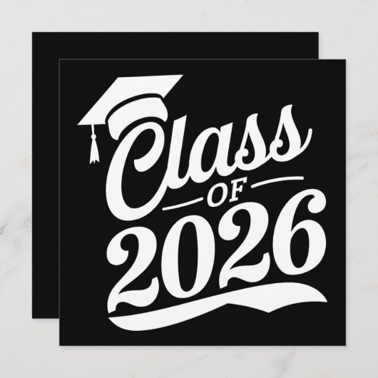 Klasse van 2026 Trots Afstuderen Afstuderen Kaart (Voorkant / Achterkant)