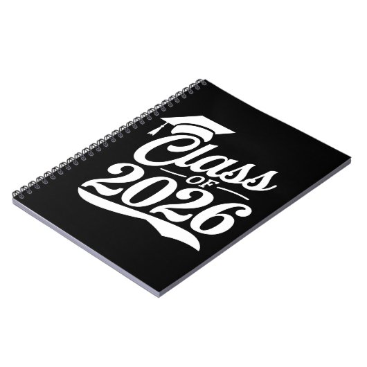 Klasse van 2026 Trots Afstuderen Afstuderen Notitieboek (Linkerzijde)