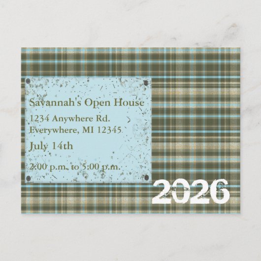 Klasse van 2026 Uitnodigingen (Achterkant)