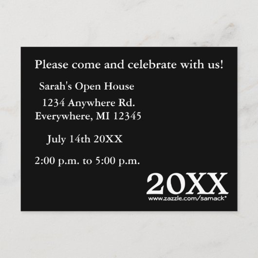 Klasse van 2026 Uitnodigingen (Achterkant)