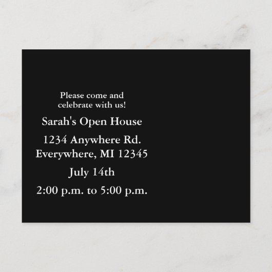 Klasse van 2026 Uitnodigingen (Achterkant)