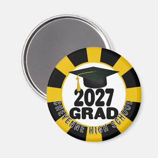 Klasse van 2027 Afstudeerfeest Magneet (Voorkant / Achterkant)