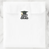 Klasse van 2027 afstudeerfeest ronde sticker (Tas)