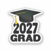 Klasse van 2027 afstudeerfeest sticker (Voorkant)