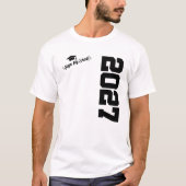 Klasse van 2027 Afstuderen Sign Mijn Shirt Senior (Voorkant)