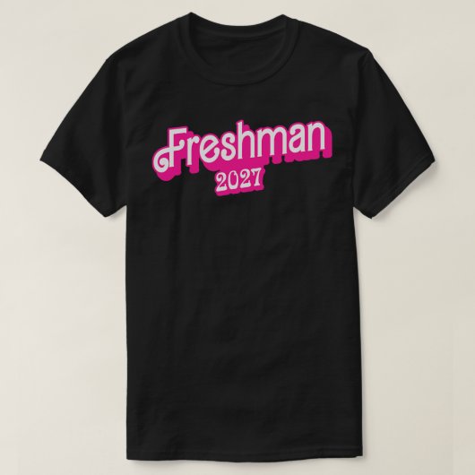 Klasse van 2027 Freshman Gifts Funny Freshman 2027 T-shirt (Design voorkant)