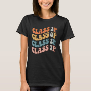 Klasse van 2027 groeien met mij senior 2027 afstud t-shirt