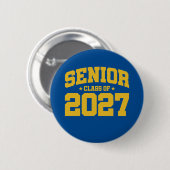 Klasse van 2027 High School Afstuderen Senior 2027 Ronde Button 5,7 Cm (Voorkant /achterkant)