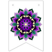 Klasse van 2027! Mandala in het paars Vlaggetjes (Eerste vlag)