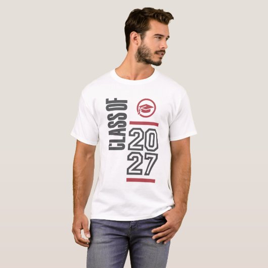 Klasse van 2027 t-shirt (Voorkant volledig)