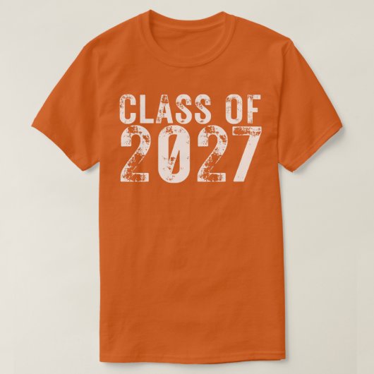 Klasse van 2027 t-shirt (Design voorkant)