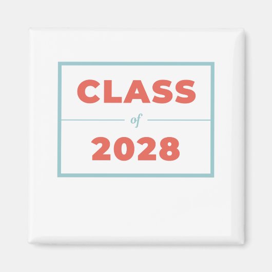 Klasse van 2028 magneet (Voorkant)