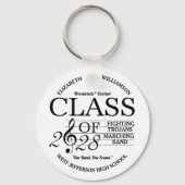 Klasse van 2028 Marching Band Sleutelhanger (Voorkant)