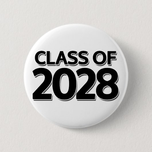 Klasse van 2028 ronde button 5,7 cm (Voorkant)