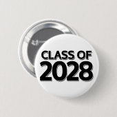Klasse van 2028 ronde button 5,7 cm (Voorkant /achterkant)