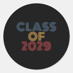 Klasse van 2029 Afstuderen Ronde Sticker