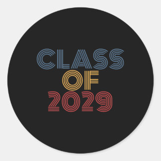 Klasse van 2029 Afstuderen Ronde Sticker