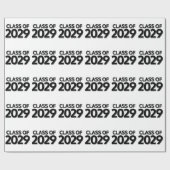 Klasse van 2029 cadeaupapier (Vlak)