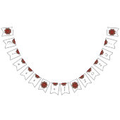 Klasse van 2029! Mandala in rood Vlaggetjes (Alle)