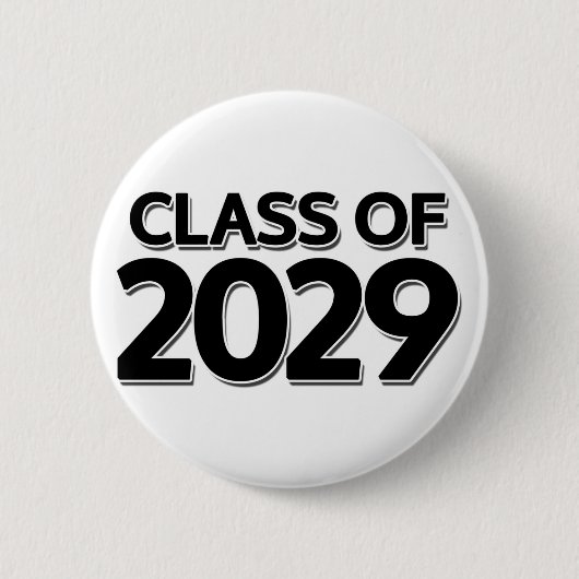 Klasse van 2029 ronde button 5,7 cm (Voorkant)