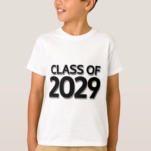 Klasse van 2029 t-shirt (Voorkant)