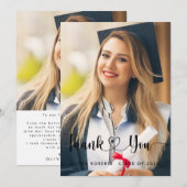 Klasse van 202X Afstuderen Foto Bedankkaart (Voorkant / Achterkant)