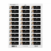 Klasse van 202x Afstuderen foto retour Etiket (Full Sheet)