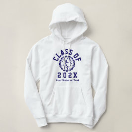 Klasse van 202X Meisjes Softbal Team Hoodie