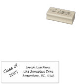 Klasse van 202X Retour Adresstempel Rubberstempel (Gestempeld)