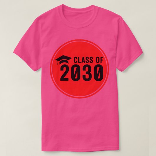 Klasse van 2030 18 t-shirt (Design voorkant)