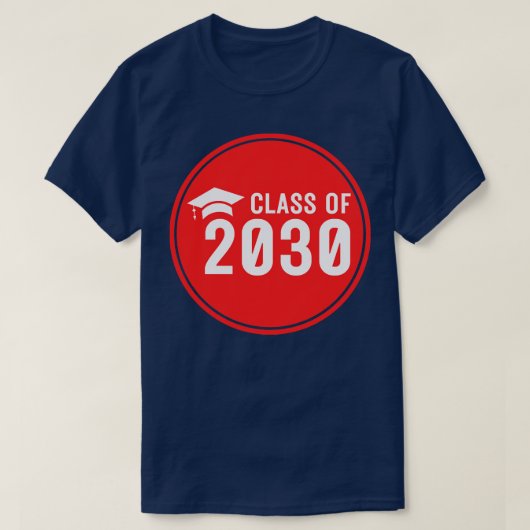 Klasse van 2030 20 t-shirt (Design voorkant)