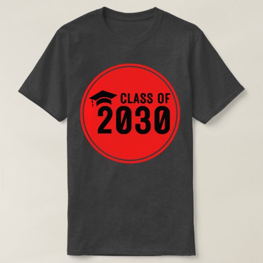 Klasse van 2030 21 t-shirt (Design voorkant)