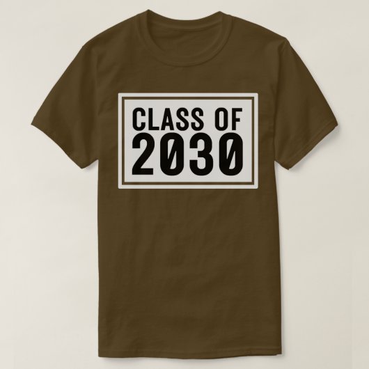 Klasse van 2030 4 t-shirt (Design voorkant)