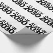 Klasse van 2030 cadeaupapier (Hoek)