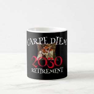 Klasse van 2030 Pensioen Carpe Diem Koffiemok