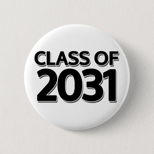 Klasse van 2031 ronde button 5,7 cm (Voorkant)