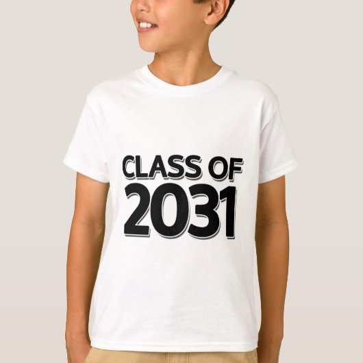 Klasse van 2031 t-shirt (Voorkant)