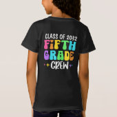 Klasse van 2032 Fifth Grade Crew Terug naar School T-shirt (Achterkant)