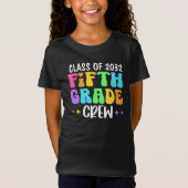 Klasse van 2032 Fifth Grade Crew Terug naar School T-shirt (Voorkant)