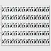 Klasse van 2033 cadeaupapier (Vlak)