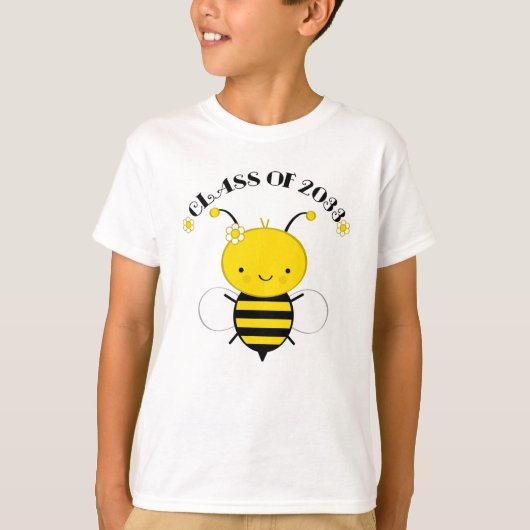 Klasse van 2033 Kinder schimmelhoningbijen T-shirt (Voorkant)