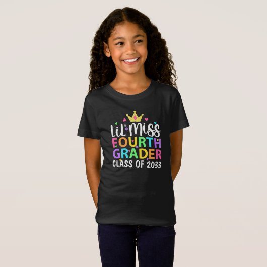 Klasse van 2033 Vierde Grade T-shirt (Voorkant volledig)