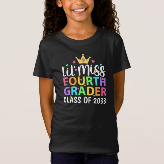 Klasse van 2033 Vierde Grade T-shirt (Voorkant)