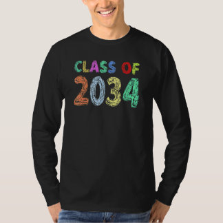 Klasse van 2034 1e dag van de eerste graad met mij t-shirt