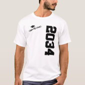 Klasse van 2034 Afstuderen Sign Mijn Shirt Senior  (Voorkant)